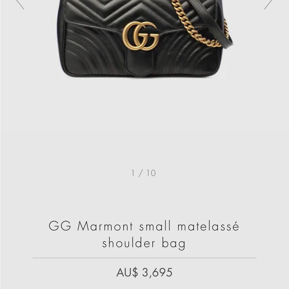 Gucci Marmount Small Bag / Black - Picture 13 of 16